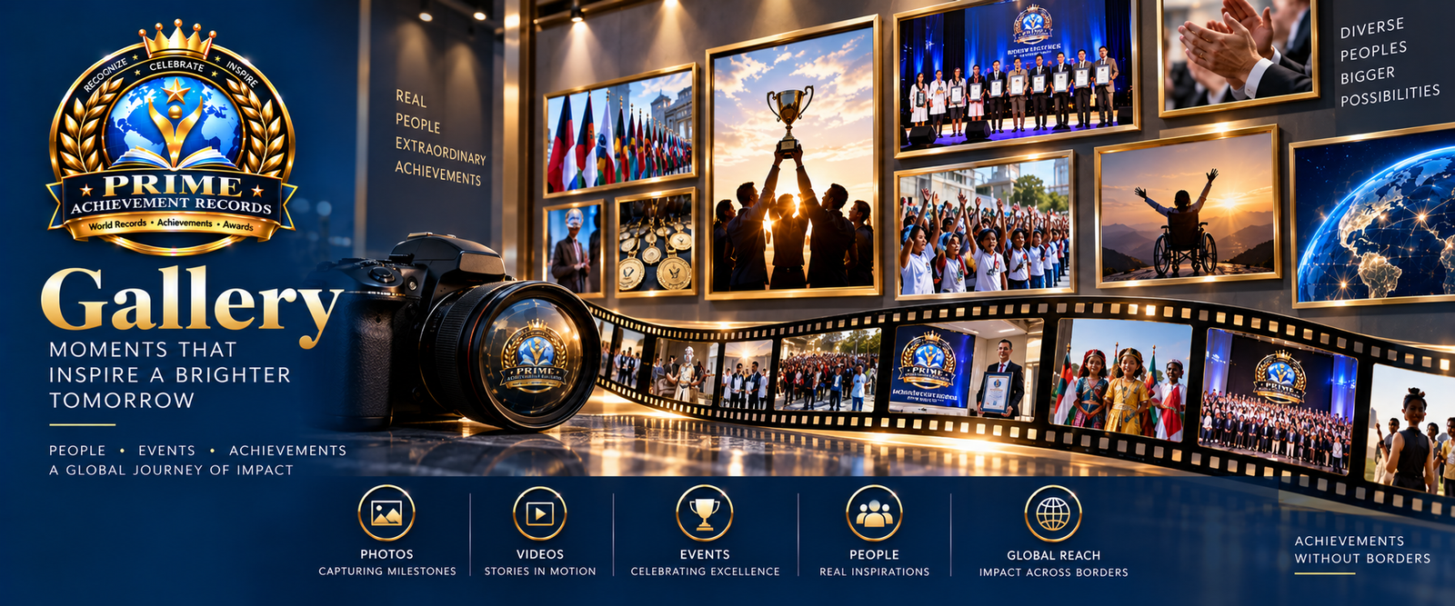 Recognition in Focus — PRIME ACHIEVEMENT RECORDS banner