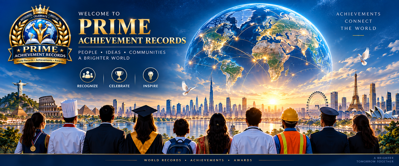 PRIME ACHIEVEMENT RECORDS — international recognition and exceptional achievement