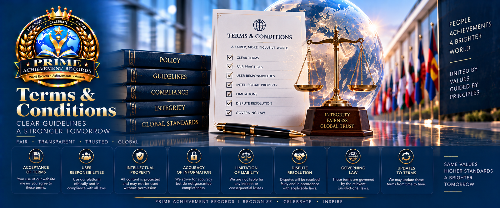 Terms & Conditions — PRIME ACHIEVEMENT RECORDS banner